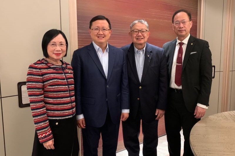 Chairman Kennedy Wong hosts lunch for Dr. Cheng Yan Kee